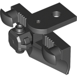 Lego nárazník pro vlak s pluhem a magnetem, černá (4537293, 4589489, 6125768, 6172142)